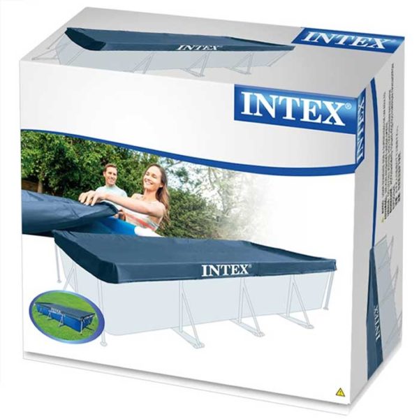 Тент на каркасный бассейн INTEX 400x200 см